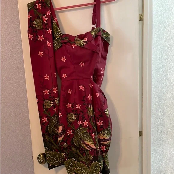 Vixen by Micheline Pitt, Haunted Honey Sarong Dress in Maneating Monster XL - Picture 2 of 4